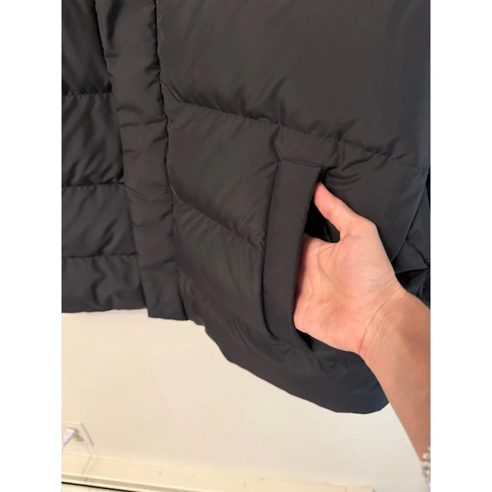 The North Face Mens Baltic 600 Fill Down Puffer Hooded Jacket Black size L
